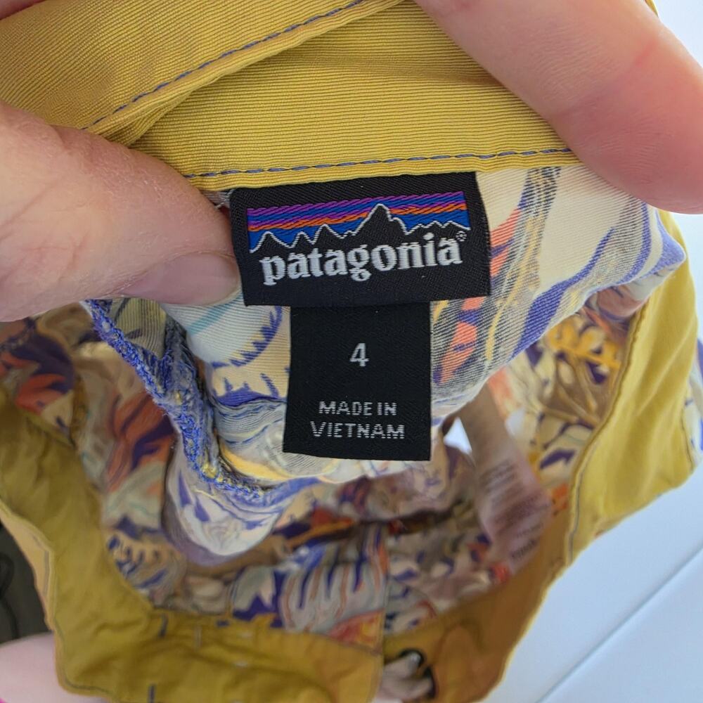 Patagonia Skimmer Shorts Womens 4 Multicolor Tropical Floral Swim Boardshort - Picture 3 of 10